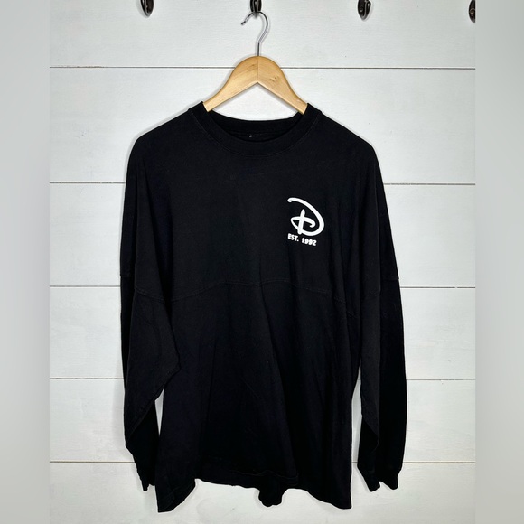 Rare Disneyland Paris Spirit Jersey Black and White Unisex - Size XL - Picture 2 of 7